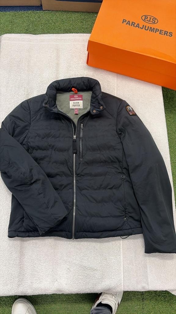 Parajumpers Sleek Puffer Jas Dons Gewatterd - Zeldzaam, ., Zwart, Maat 56/58 (XL), Parajumpers