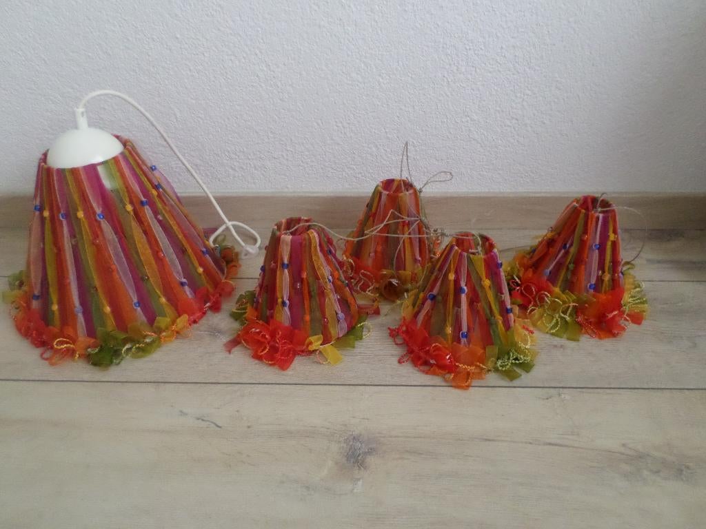 lampenkapjes, Huis en Inrichting, Lampen | Lampenkappen, Ophalen, Overige kleuren, Zo goed als nieuw, Overige vormen