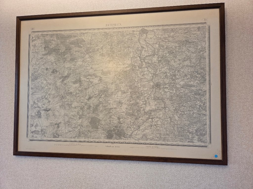 Landkaart, Boeken, Atlassen en Landkaarten, Landkaart, 1800 tot 2000, Nederland, Ophalen