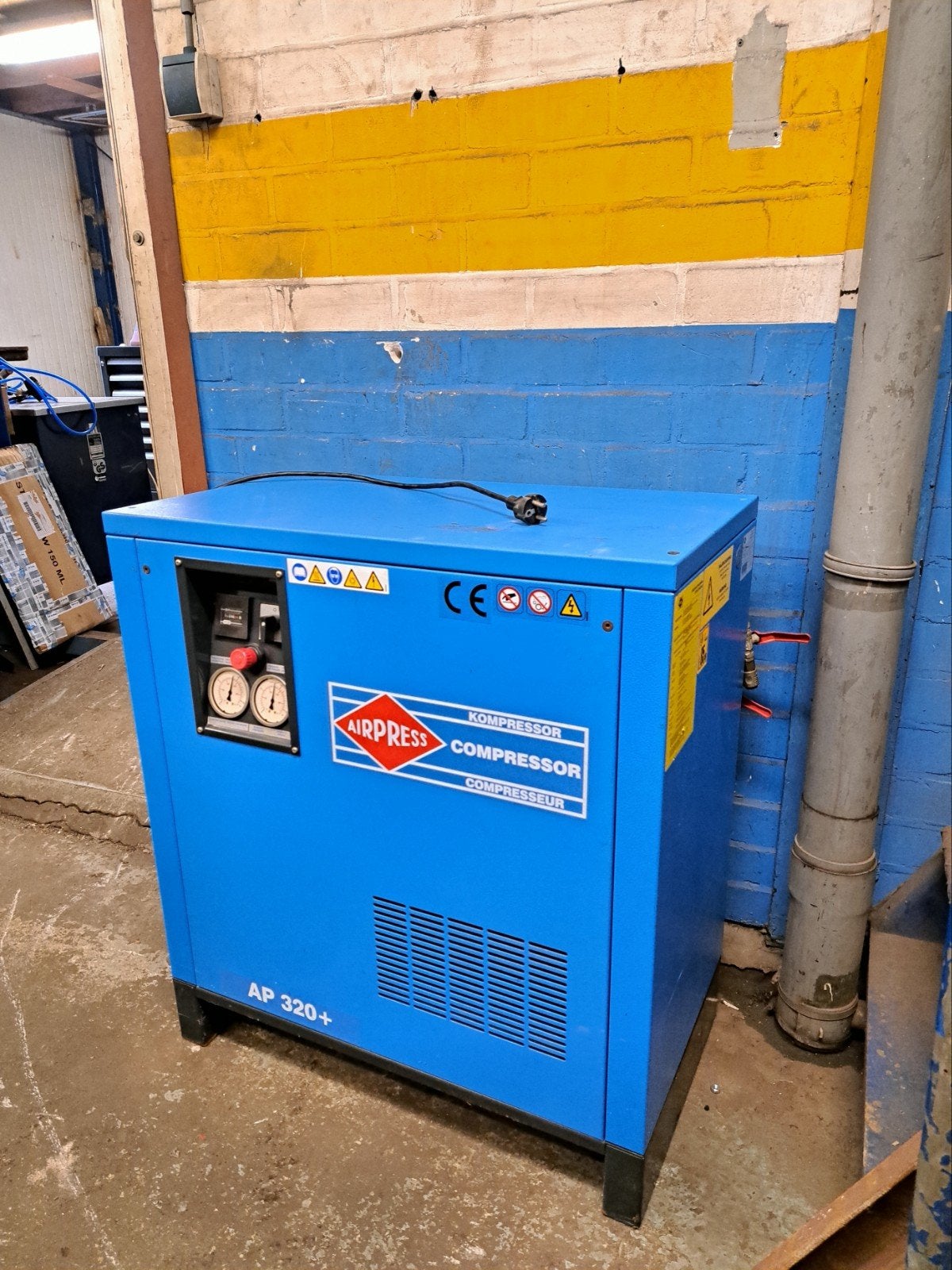 airpress ap320 + compressor, Doe-het-zelf en Verbouw, 100 liter of meer, Ophalen of Verzenden