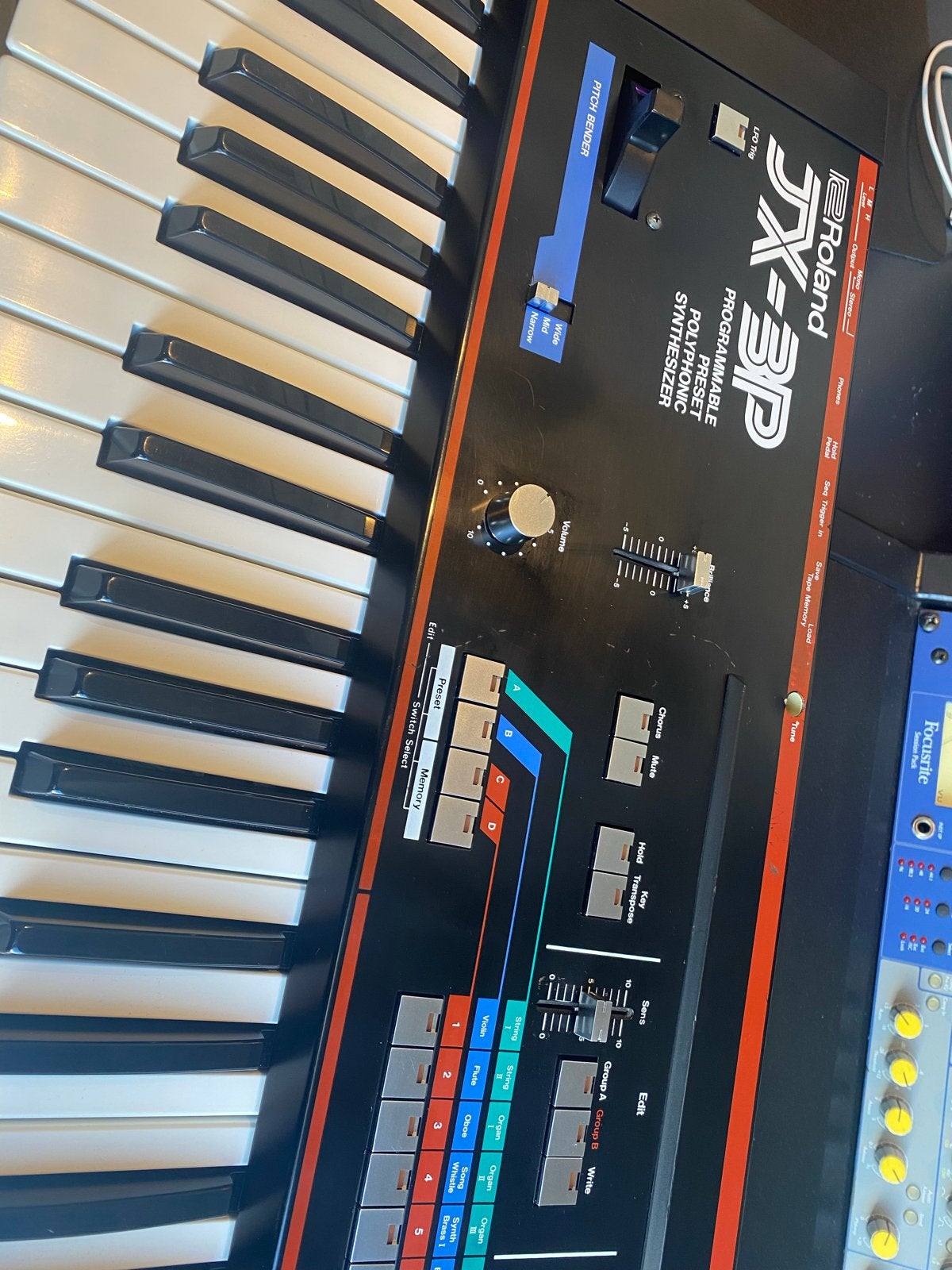 Roland JX-3P Synthesizer - Vintage Polyfone Synth, Ophalen, Roland, Met midi-aansluiting, 61 toetsen