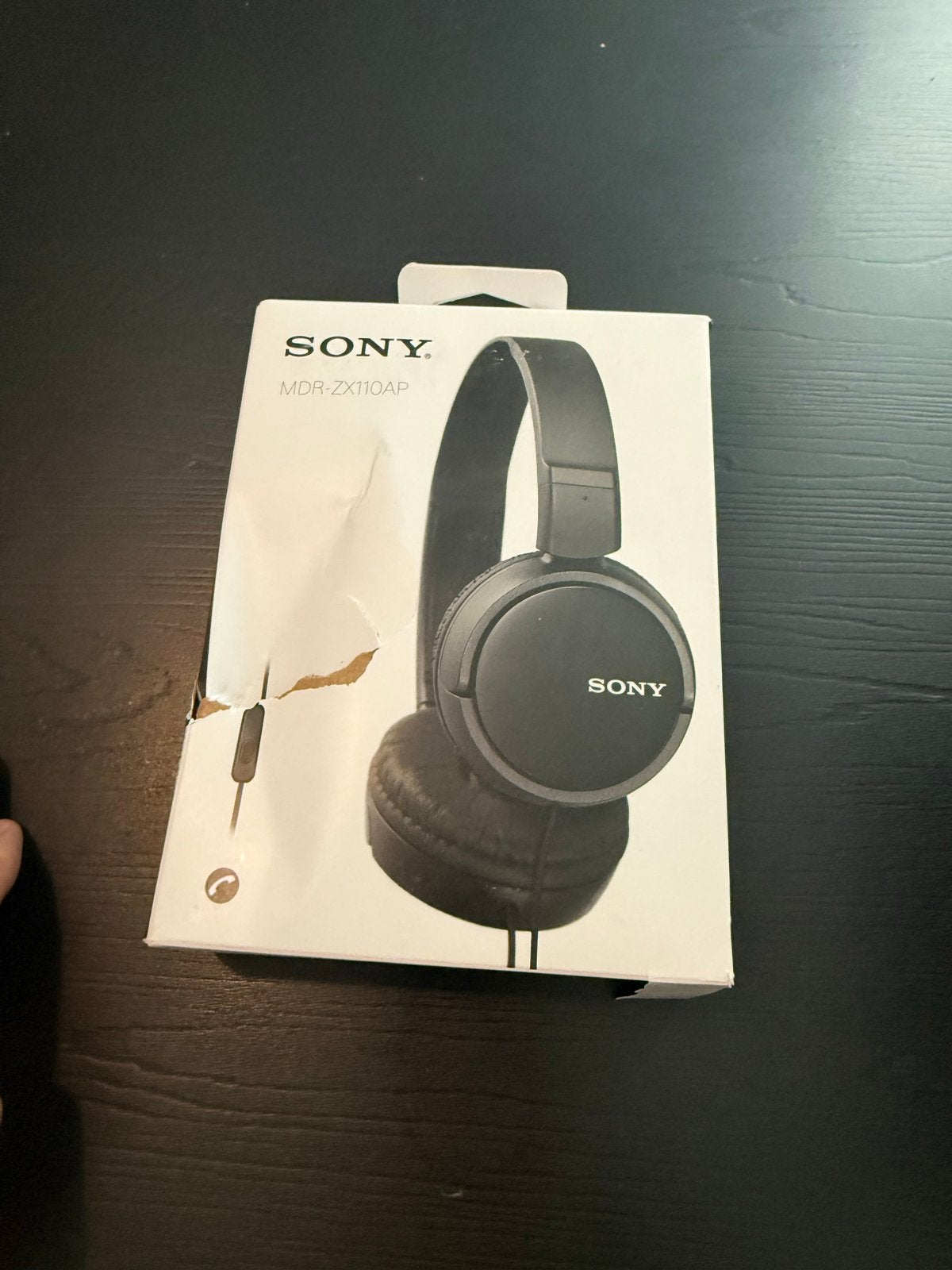 Sony MDR-ZX110AP koptelefoon met microfoon, Nieuw, On-ear, Ophalen of Verzenden, Sony