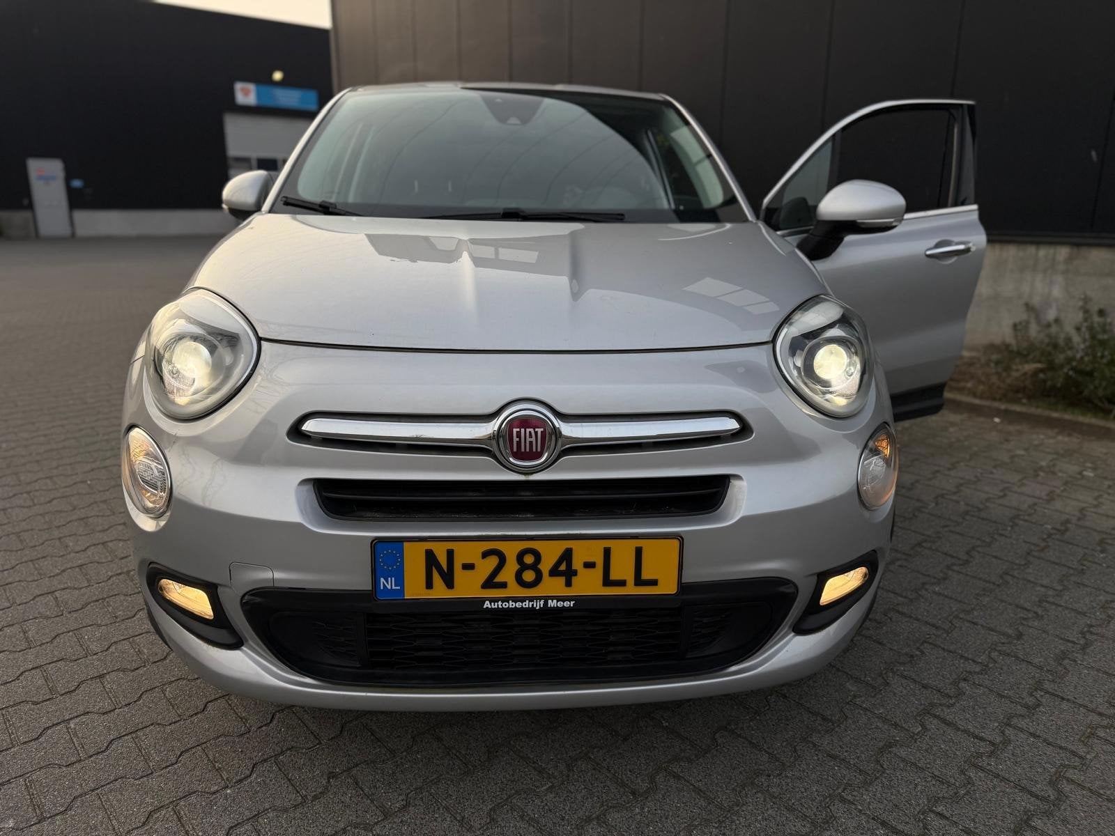 Fiat 500 X 1.4 Turbo MultiAir Lounge, Auto's, Fiat, Gebruikt, 4 cilinders, 500X, Leder