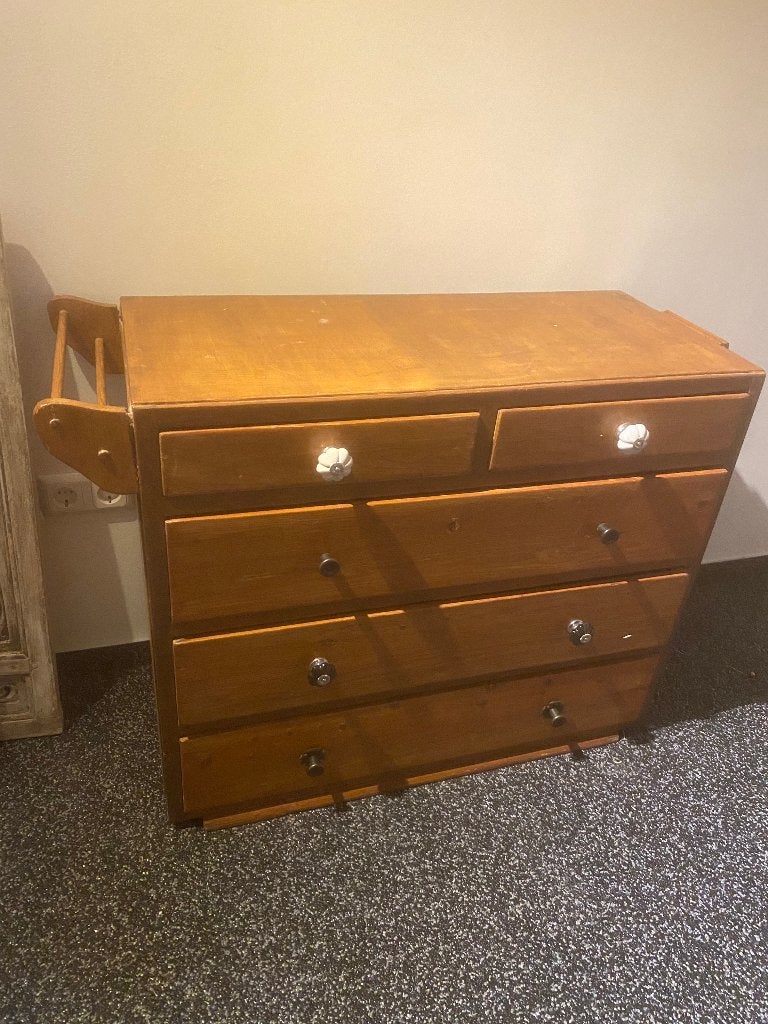 Antieke commode gratis, Huis en Inrichting, Ophalen, Overige materialen, Gebruikt, 100 tot 150 cm