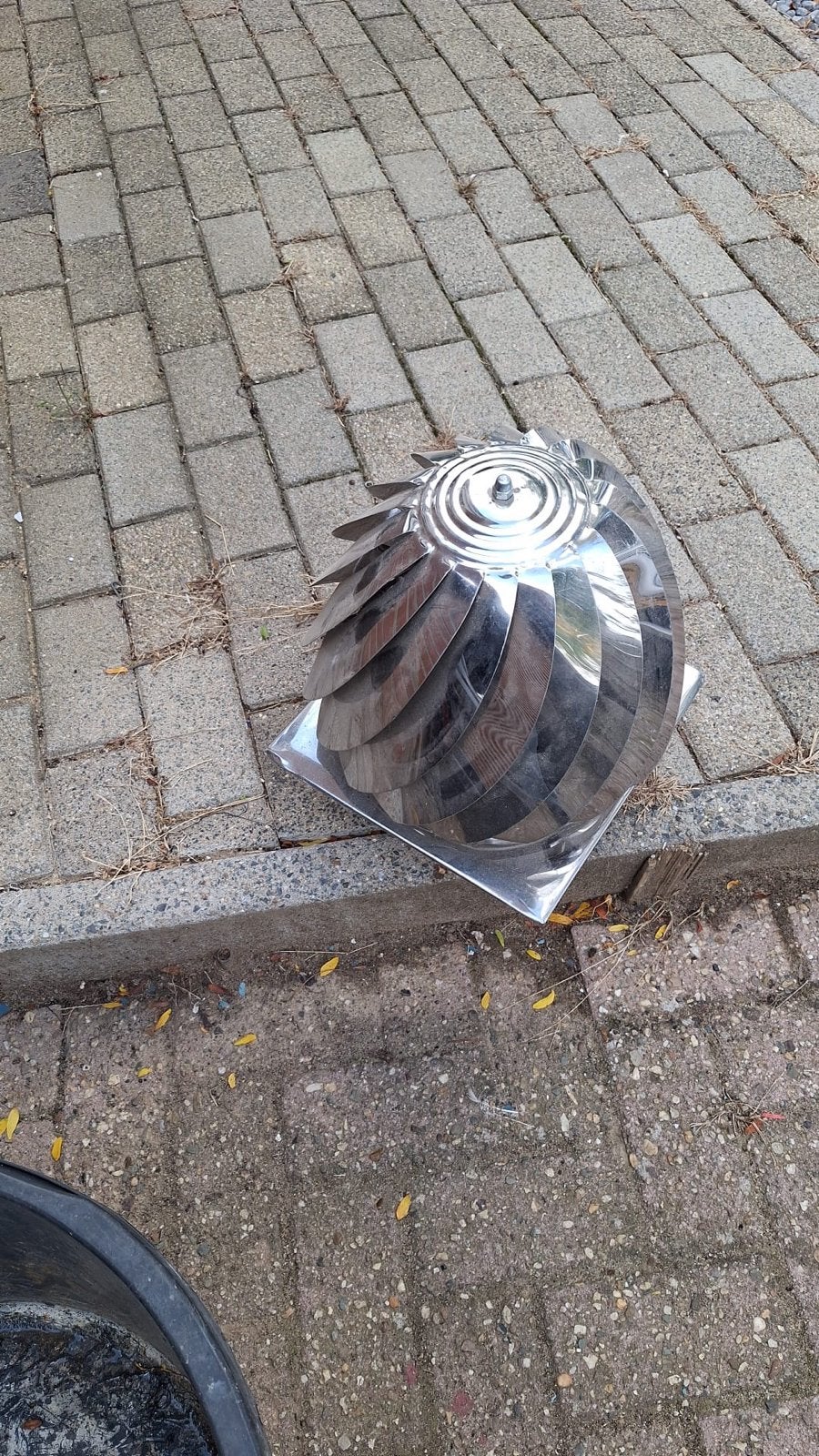 RVS Afzuigkap/Ventilator Schoorsteenkap, Doe-het-zelf en Verbouw, Ophalen of Verzenden, Gebruikt, Ventilator en Afzuiger