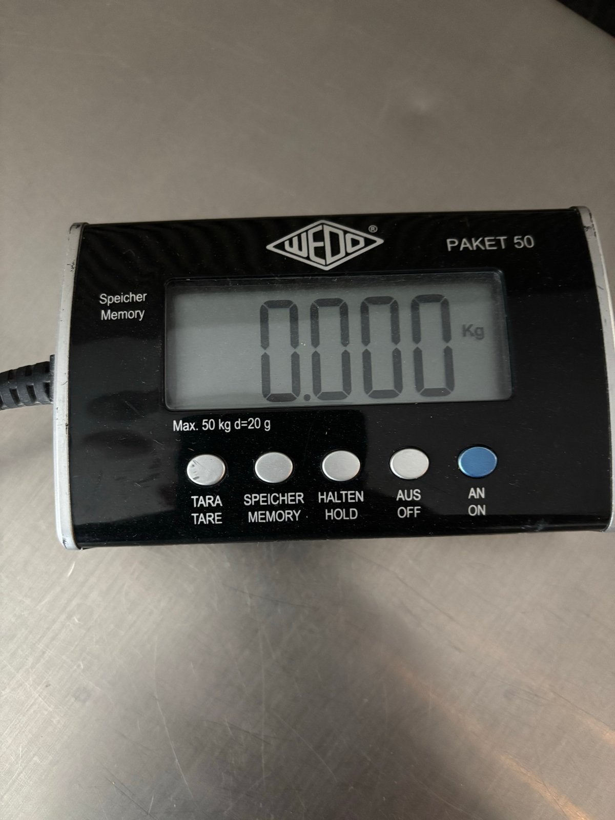 RVS Weegschaal tot 50 kg, Ophalen of Verzenden, Gebruikt, Overige typen, Minder dan 50 kg