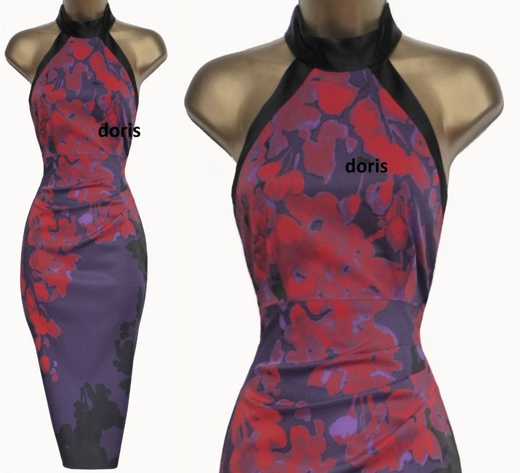 jurk Karen Millen maat 16/44 oksel tot oksel 47 rek 50 cm, Maat 42/44 (L), Ophalen of Verzenden, Zo goed als nieuw, Boven de knie