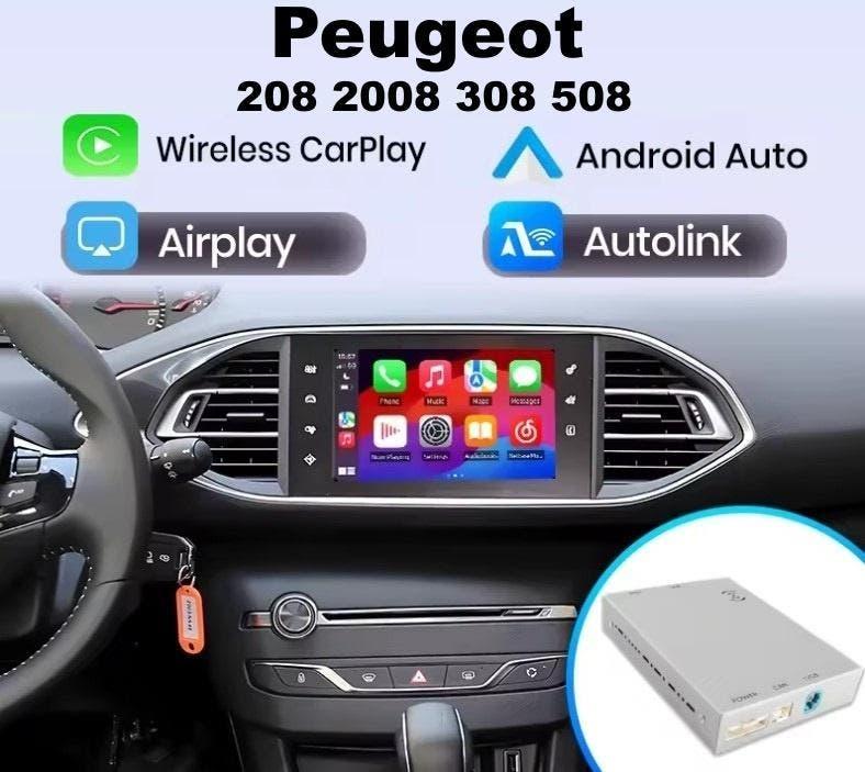 Peugeot 208 2008 308 508 draadloos Apple Carplay AndroidAuto, Ophalen of Verzenden, Nieuw