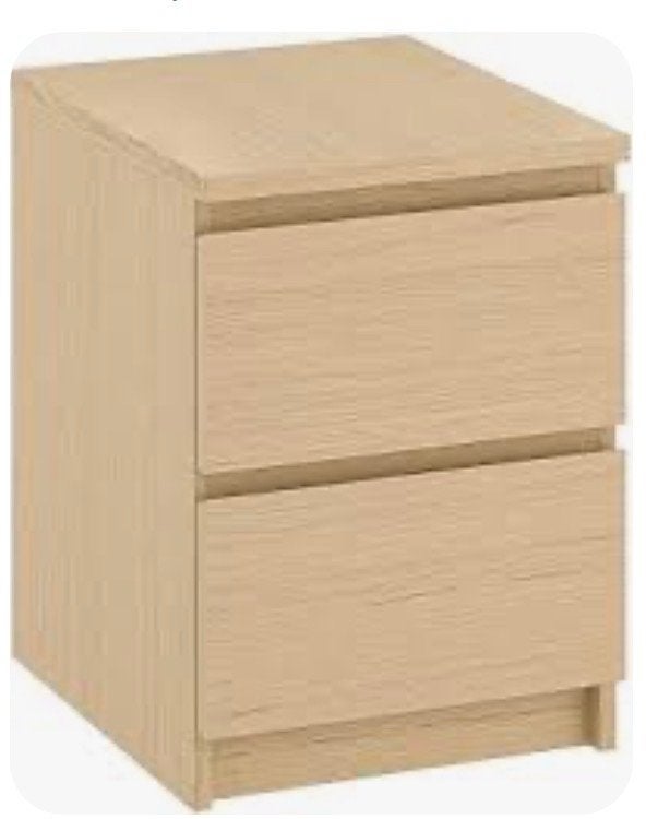 2 Nieuwe IKEA Malm nachtkastjes (nog in doos!), Ophalen, Minder dan 45 cm, Nieuw, Minder dan 55 cm