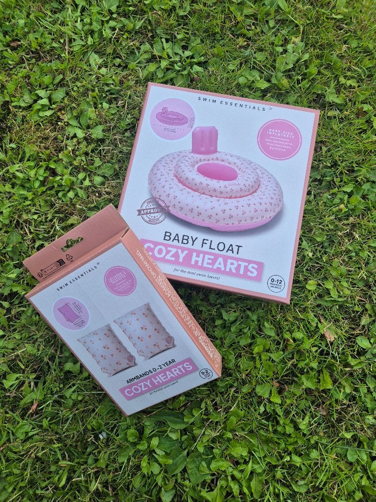 Baby float Hartjes 0-12 maanden inclusief zwembandjes, Verzenden, Nieuw