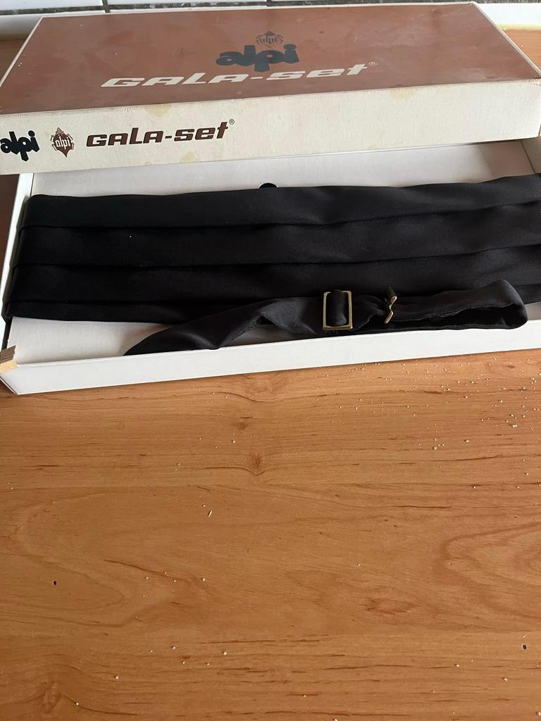 Alpi Gala-Set Cumberband Zwart, Ophalen, Nieuw, Zwart, Overige typen