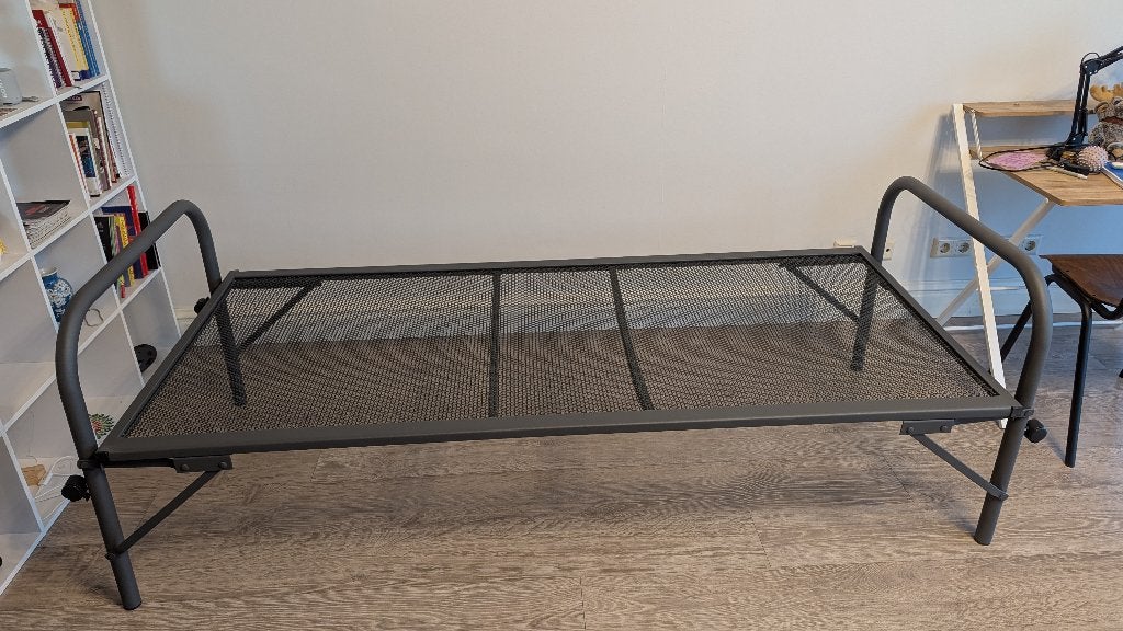 Divan vouwbed, Ophalen, 90 cm, Eenpersoons, Zo goed als nieuw