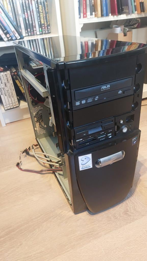 Antec case met PATA DVD-Drive en Floppy Drive, Computers en Software, Ophalen, Gebruikt