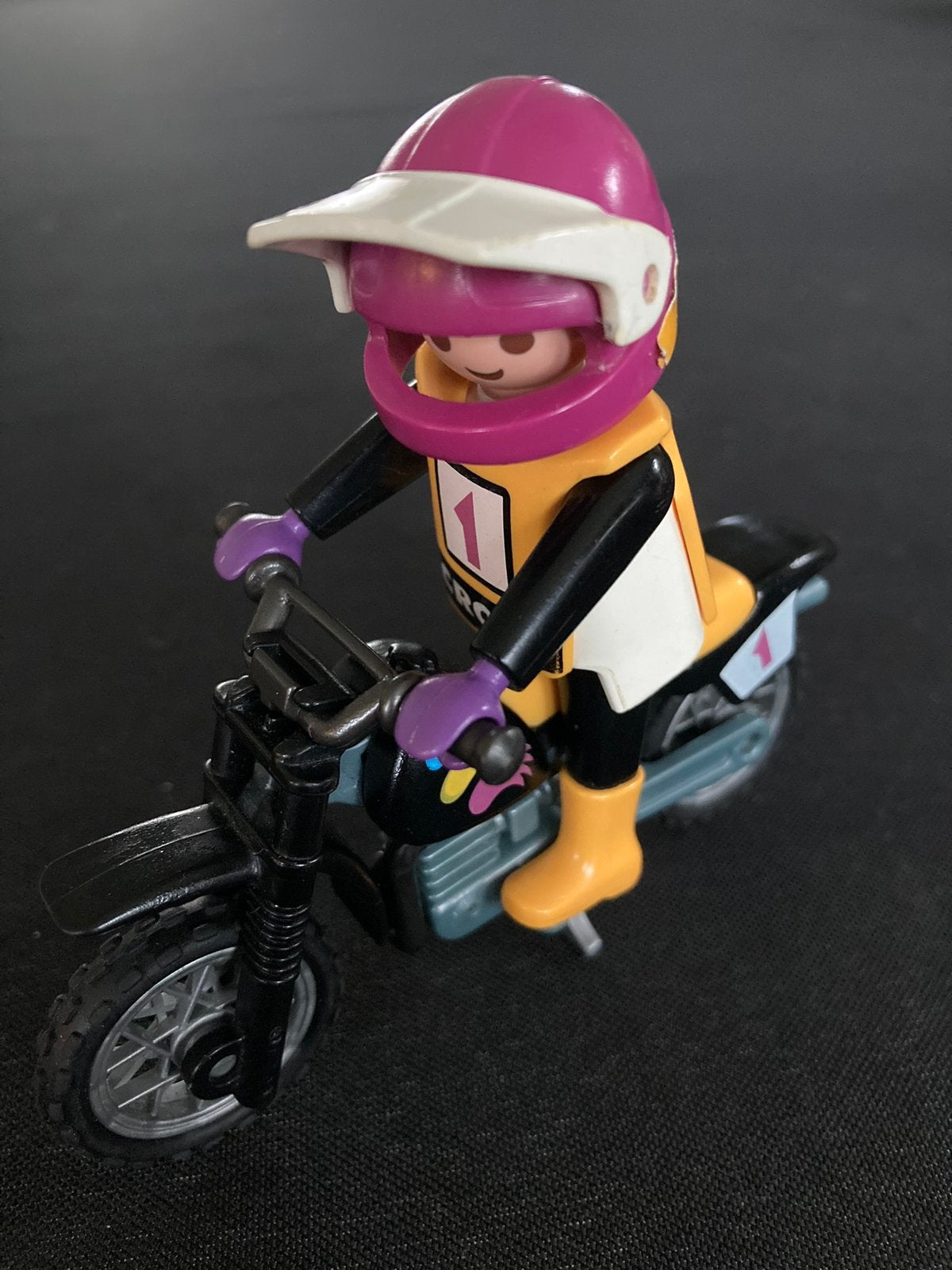 Playmobil stoere motor met bestuurder., Ophalen of Verzenden, Zo goed als nieuw