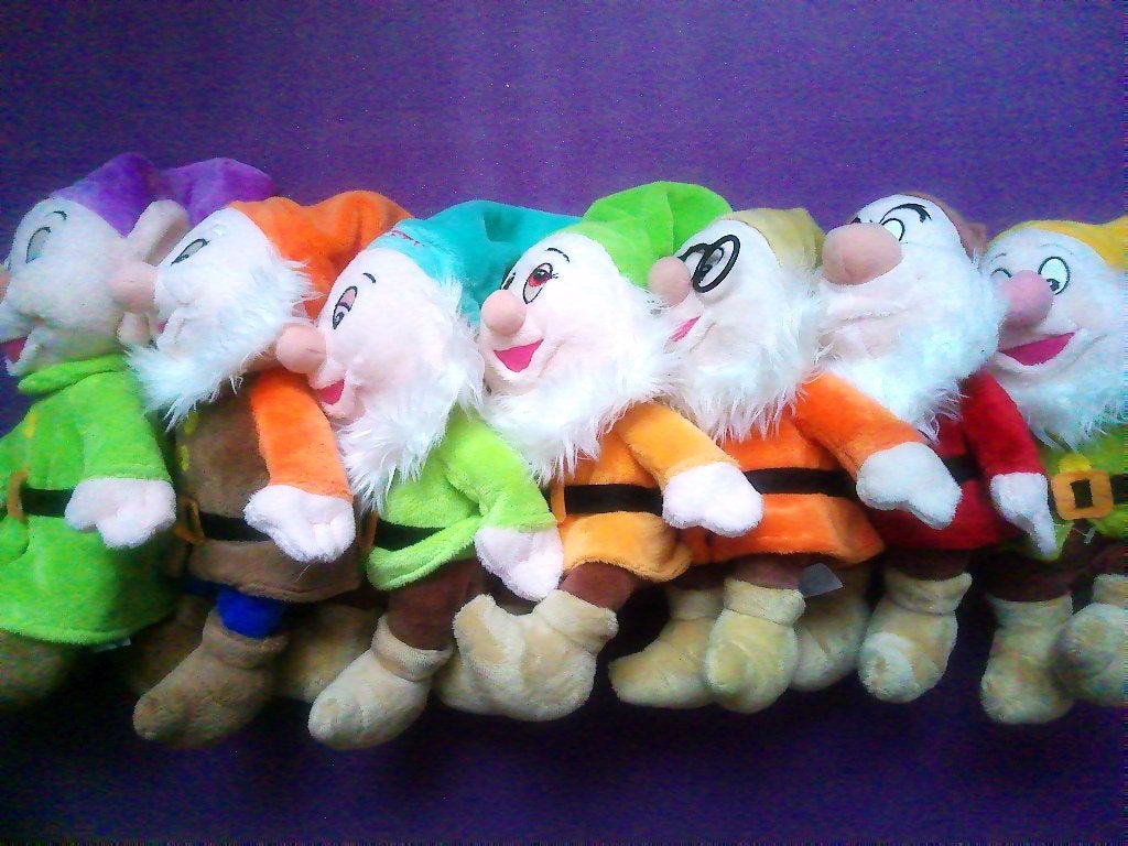 DISNEY ALBERT HEIJN ZEVEN Knuffel DWERGEN  **Nieuw**, Disney, Albert Heijn, Overige typen, Nieuw