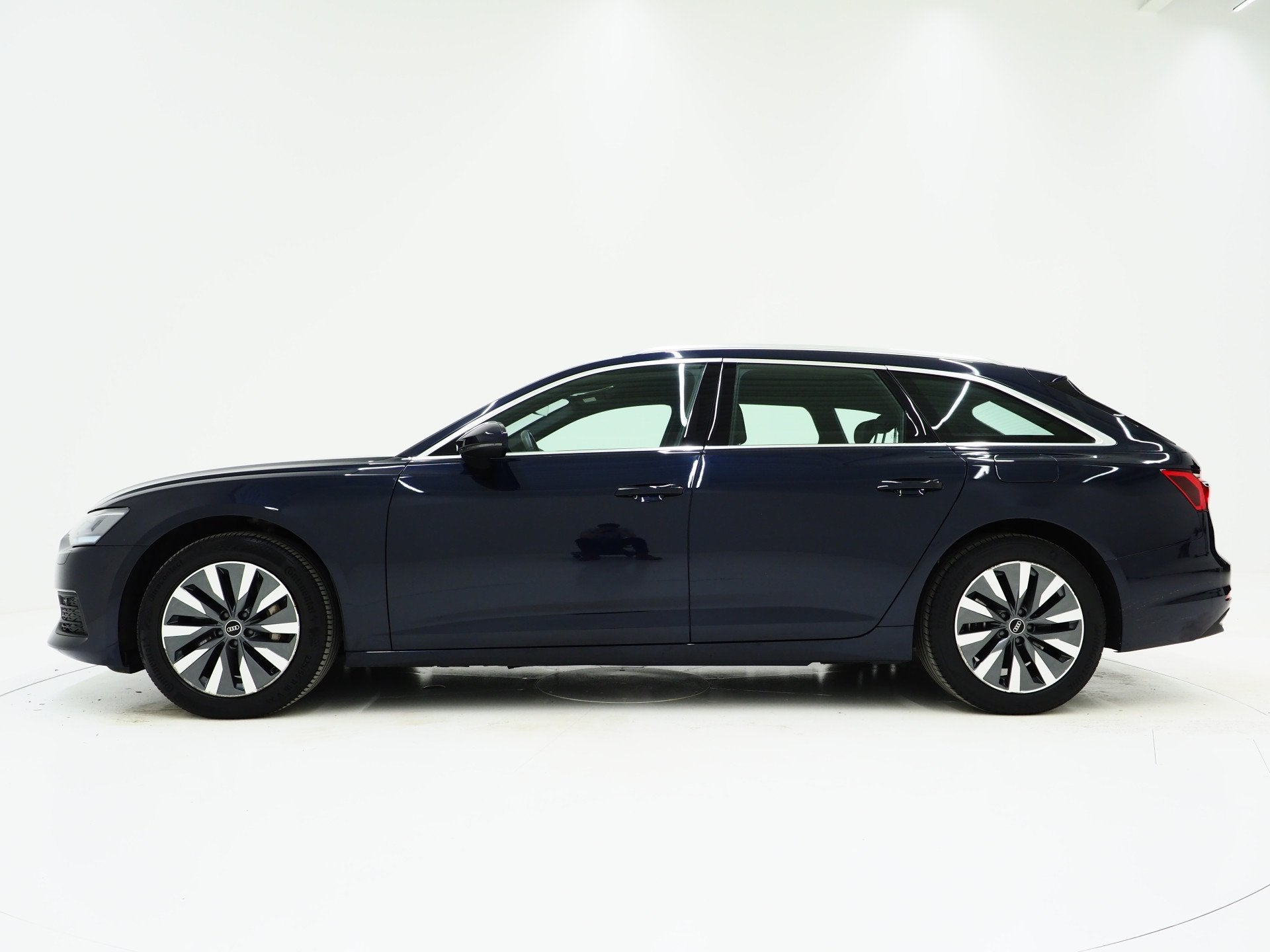 Audi A6 Avant 50 TFSI e quattro | Leder | Trekhaak | Keyless, Auto's, Automaat, 77 km/l, Gebruikt, Zwart