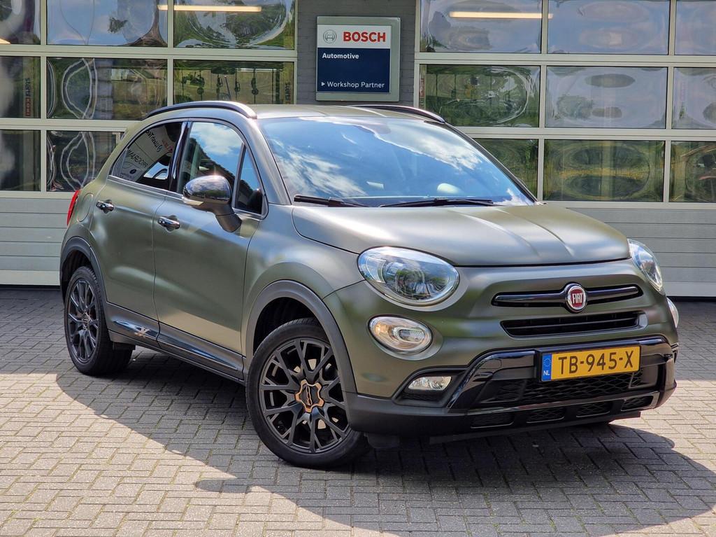 Fiat 500 X Cross 1.4 Turbo MultiAir S-Design Cross mat-green, Gebruikt, 4 cilinders, Met garantie (alle), 500X