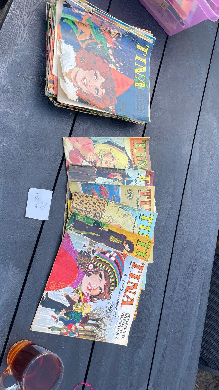 Vintage Tina tijdschriften collectie, Ophalen of Verzenden, Gelezen, Damesbladen