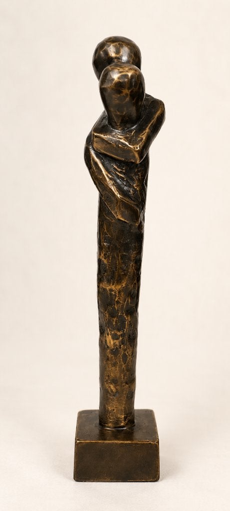 KOPPEL / DE KUS / ABSTRACT/ Bronzen beeld
