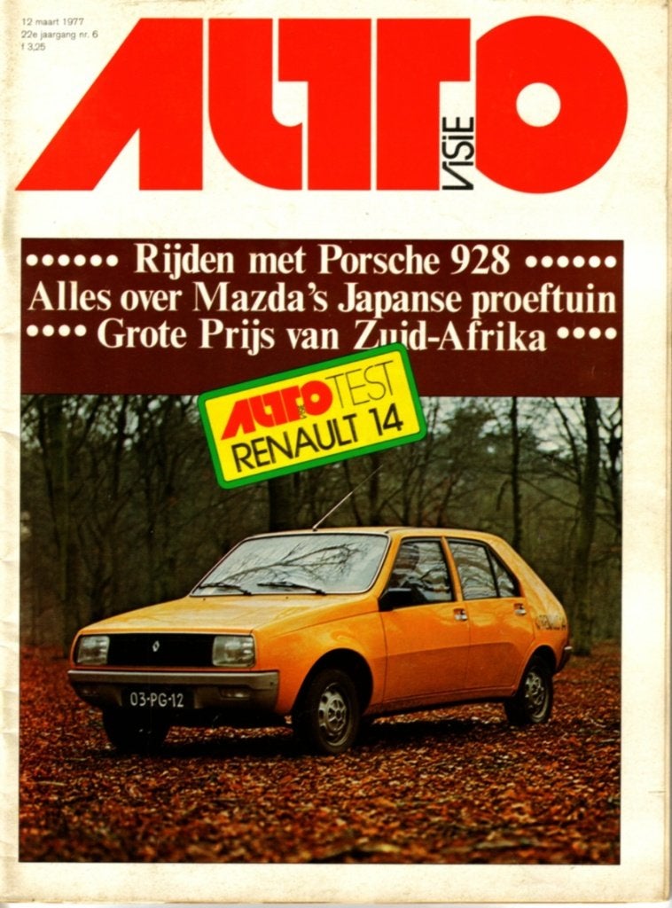 Autovisie test Renault 14 Maart 1977, Ophalen of Verzenden, Gelezen, Renault