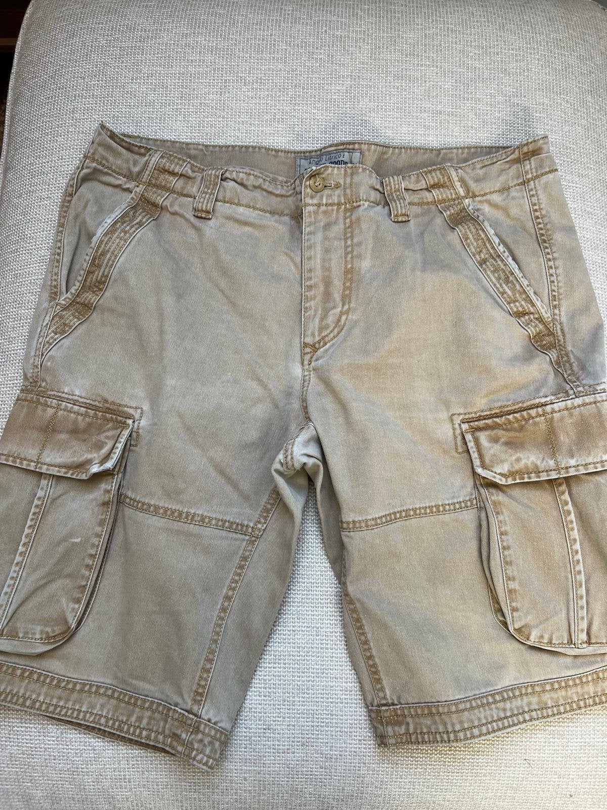 Heren cargo shorts van Angelo Litrico, maat 52 (L), Verzenden, Gedragen, Maat 52/54 (L), Beige