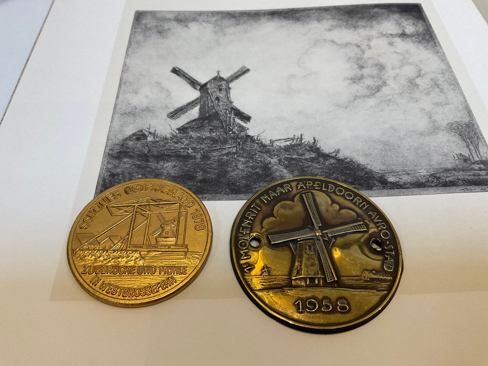 Auto Rally Badges z.g. “Molen ritten” 1958-1978, Ophalen of Verzenden