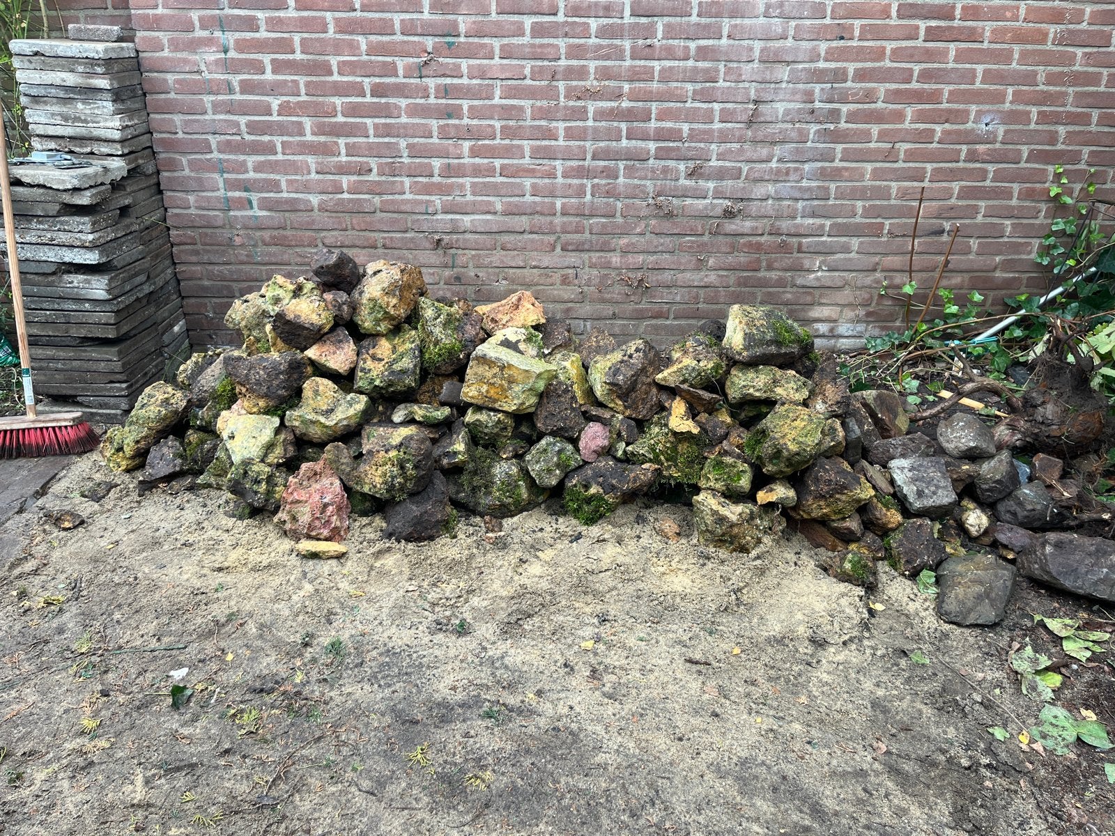 Lava stenen voor tuin of decoratie, Ophalen, Gebruikt, Kei, Lava