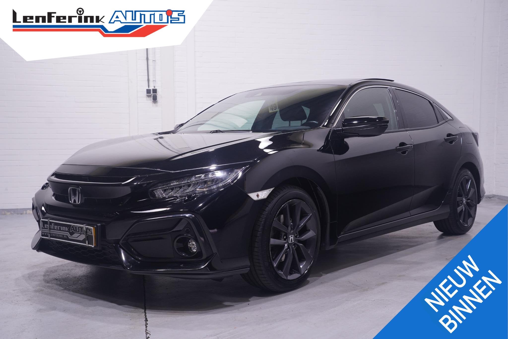 Honda Civic 1.0 i-VTEC Executive NAP Panodak Camera Stoelver, Auto's, Stof, Gebruikt, Origineel Nederlands, Onderhoudsboekje