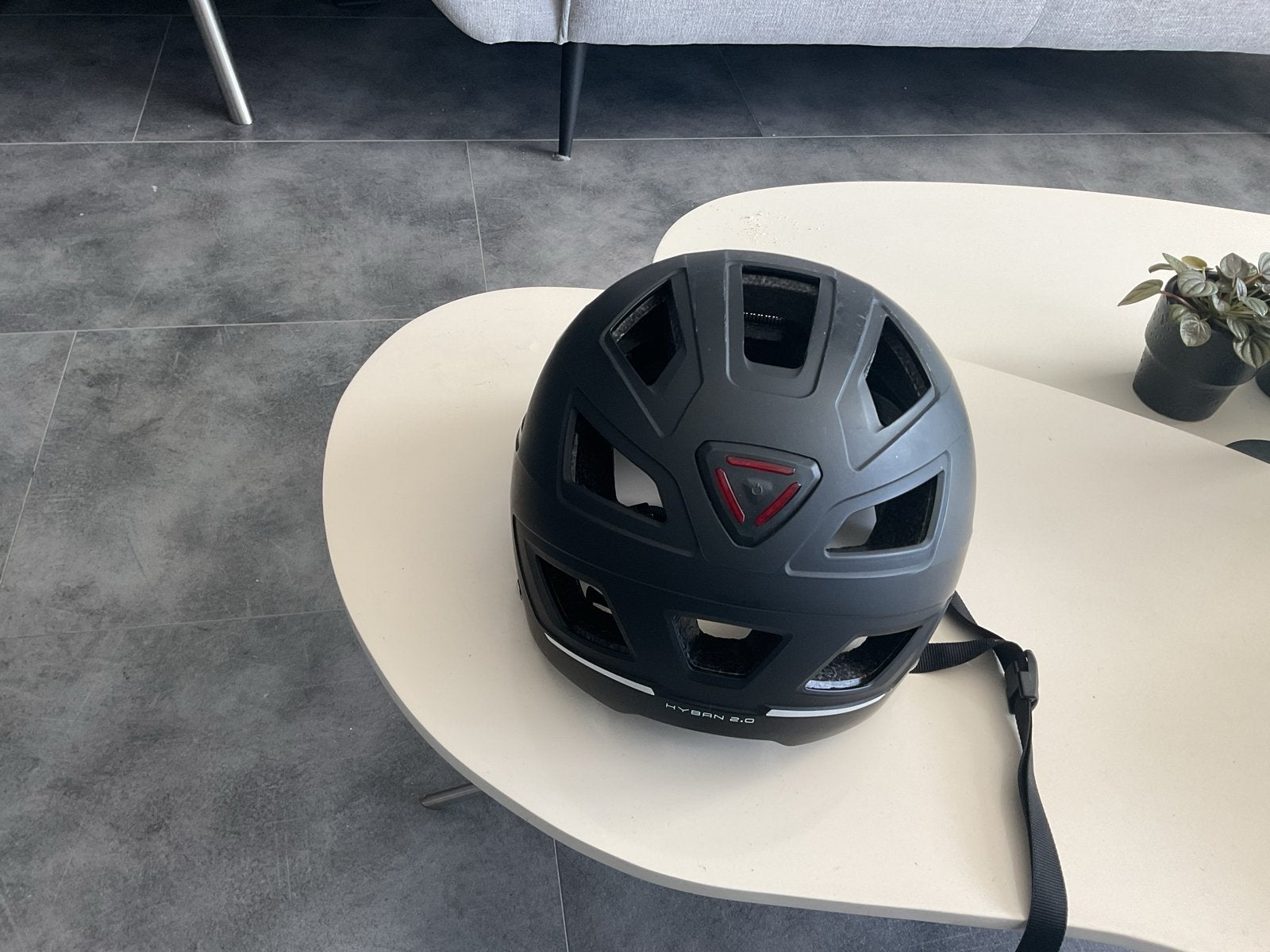 ABUS Hyban 2.0 Fietshelm - Mat Zwart, Ophalen of Verzenden, Zo goed als nieuw, M, Heer of Dame