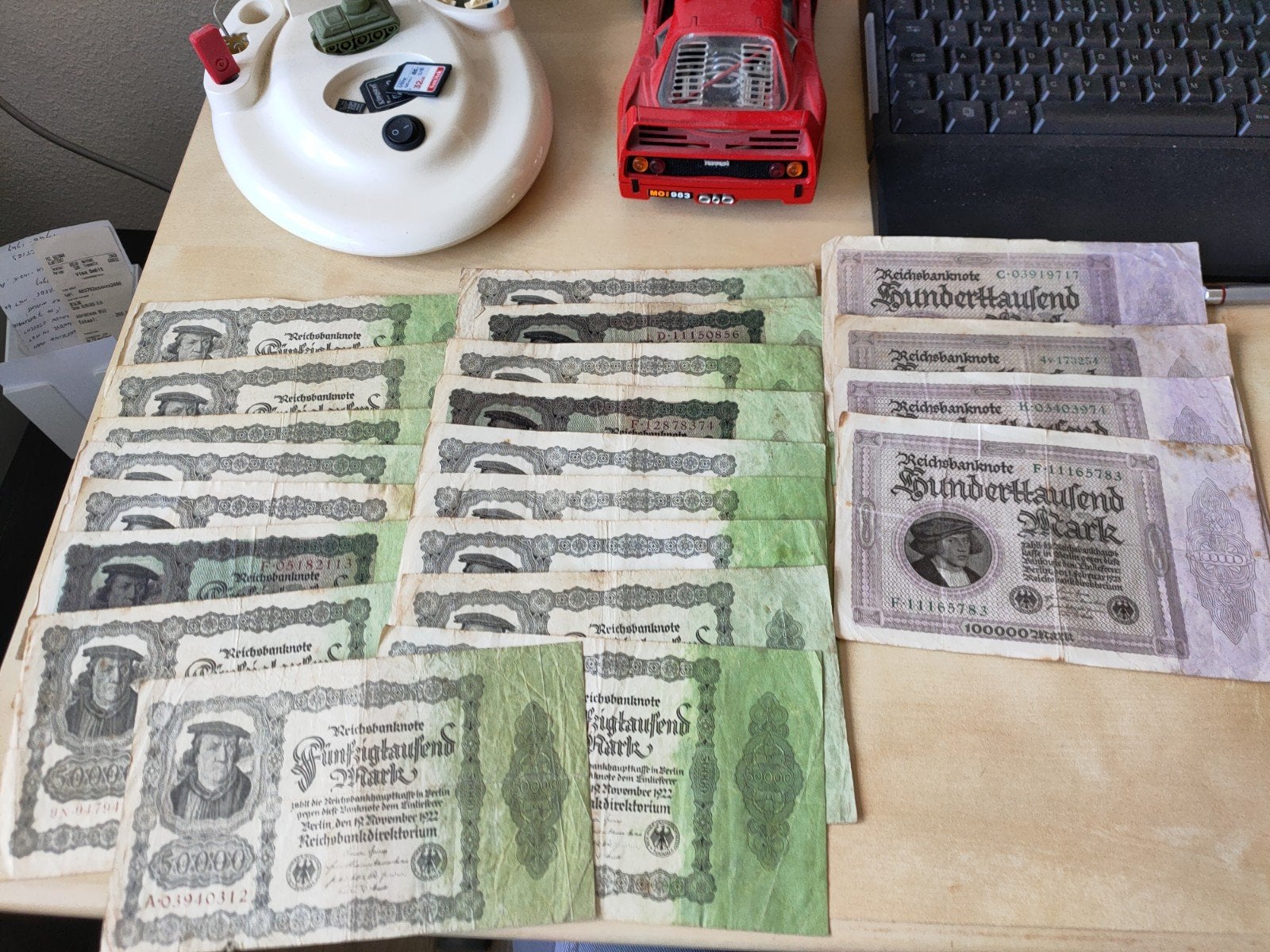 Duits crisis geld, Verzenden, Duitsland