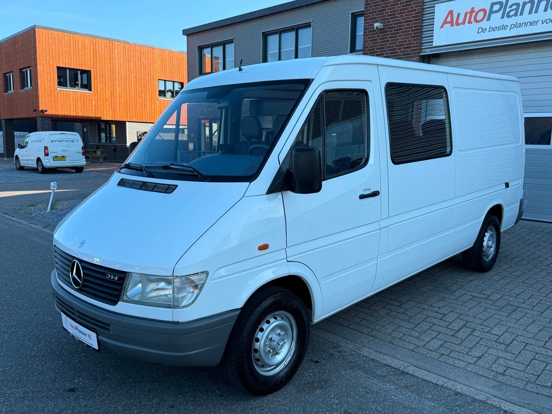 Mercedes-Benz Sprinter 314! Btw Vrij! 3-Persoons!, Auto's, Gebruikt, Overige modellen, CNG (Aardgas), Wit