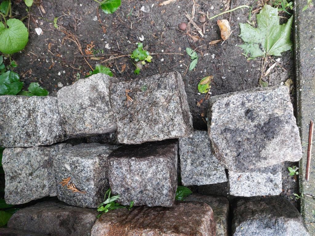 Natuurstenen, klein, Tuin en Terras, Tegels en Klinkers, Ophalen, Gebruikt, Overige typen, Natuursteen