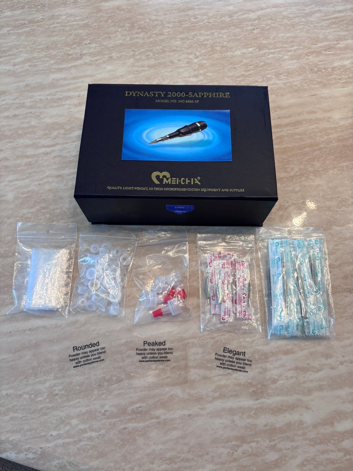 Dynasty 2000 sapphire voor permanente make up, Ophalen of Verzenden, Zo goed als nieuw, Make-up, Blauw