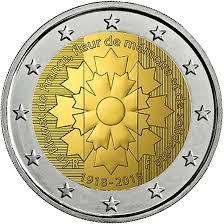 2 Euro Frankrijk 2018 - Franse Korenbloem - UNC, Verzenden, Frankrijk, 2 euro, Losse munt