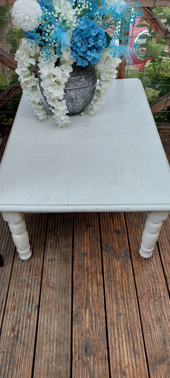 brocante salon tafel, Huis en Inrichting, Gebruikt, 100 tot 150 cm, Rechthoekig, 50 tot 100 cm