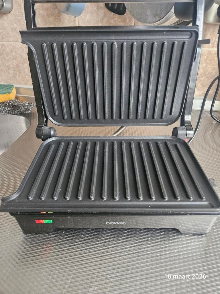 Blokker Grill & Tosti-ijzer - Perfect voor snelle maaltijden, Witgoed en Apparatuur, Contactgrills, Gebruikt, Ophalen of Verzenden