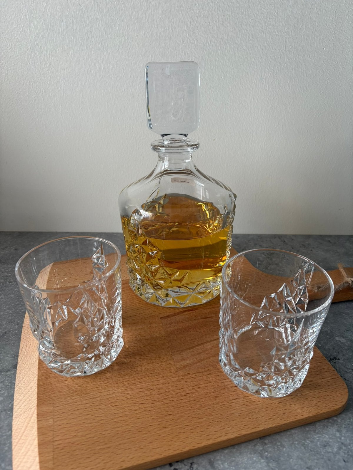 Nachtmann Sculpture Whiskyset (3-delig), Ophalen of Verzenden, Zo goed als nieuw
