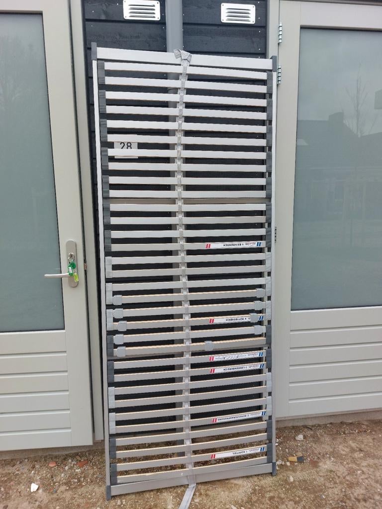 Lattembodem, Ophalen, 90 cm, Eenpersoons, Bedbodem