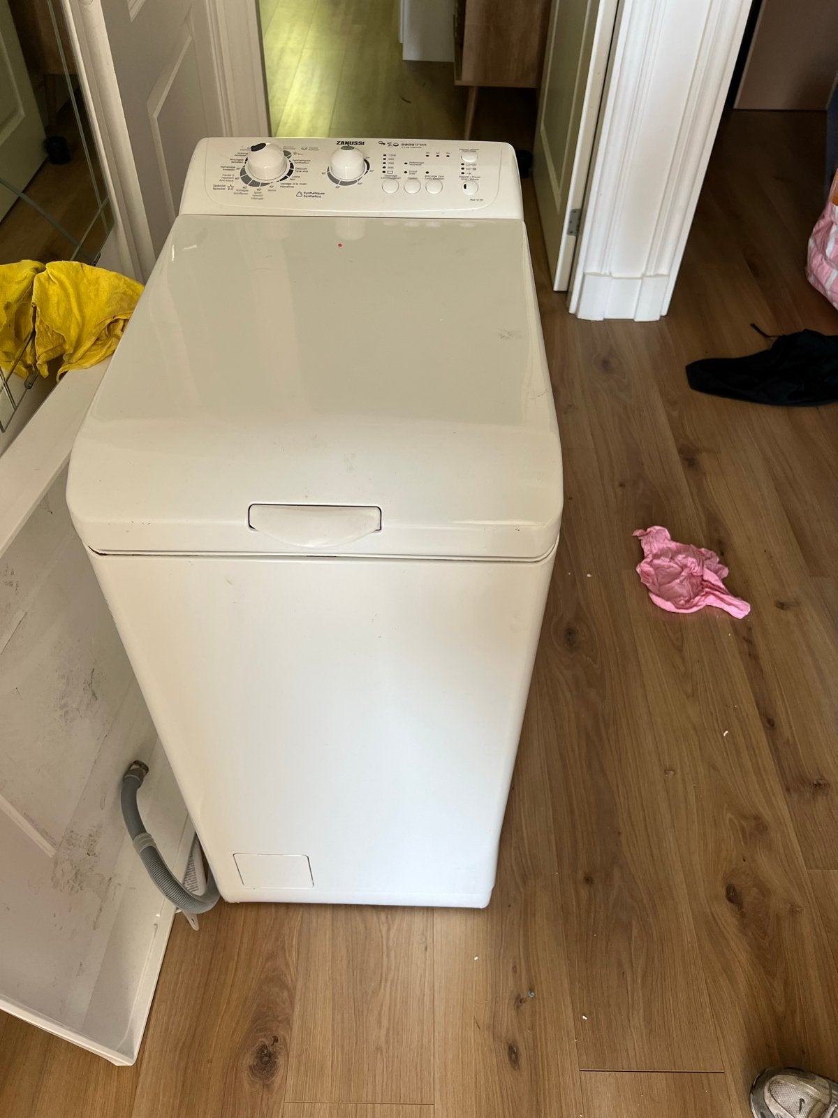 Zanussi Bovenlader Wasmachine - 5.5 kg capaciteit, Witgoed en Apparatuur, Ophalen, 4 tot 6 kg, Bovenlader, Kort programma