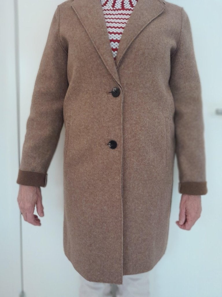Dames tussenjas kleur beige/taupe van vilt, Only, Beige, Ophalen of Verzenden, Maat 34 (XS) of kleiner