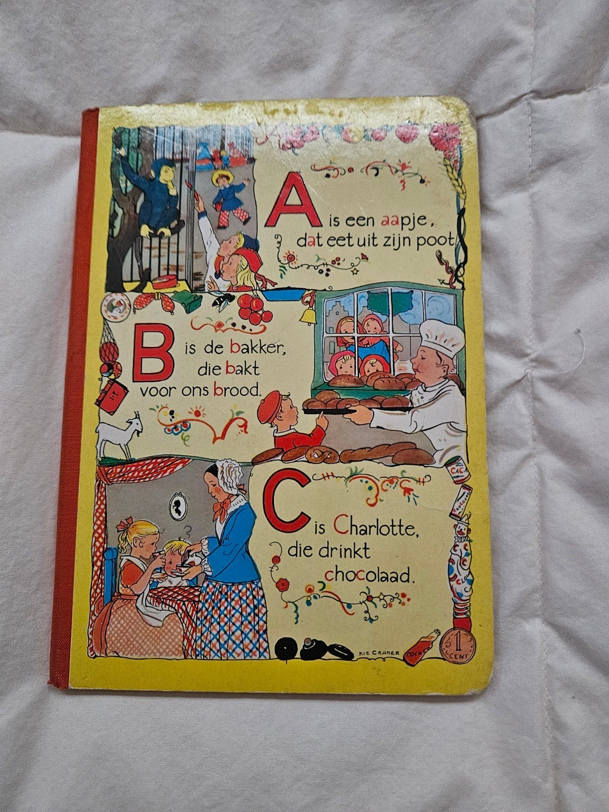 het ABC leerboekje van Rie Cramer vintage, Boeken, Ophalen of Verzenden, Zo goed als nieuw, Non-fictie