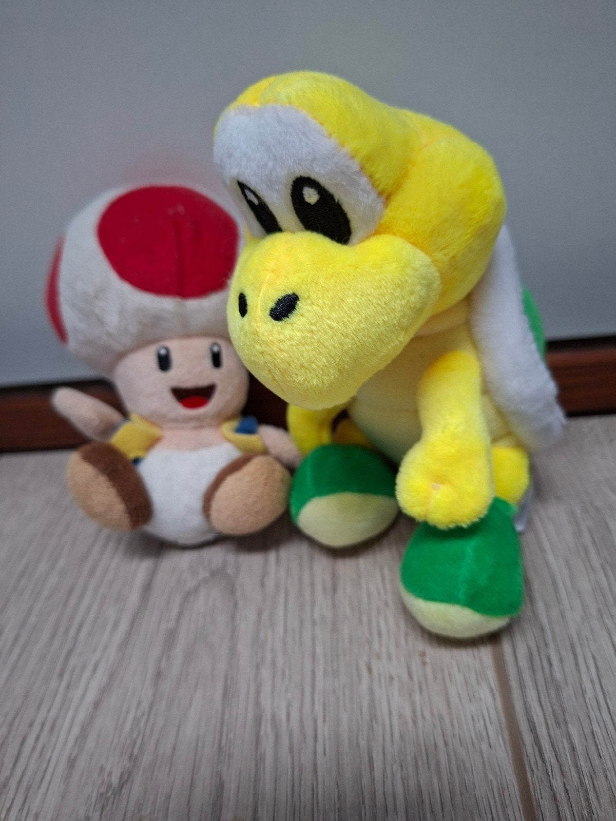 Super Mario knuffels: Toad en Koopa Troopa, Gebruikt, Overige typen, Ophalen of Verzenden, Nintendo