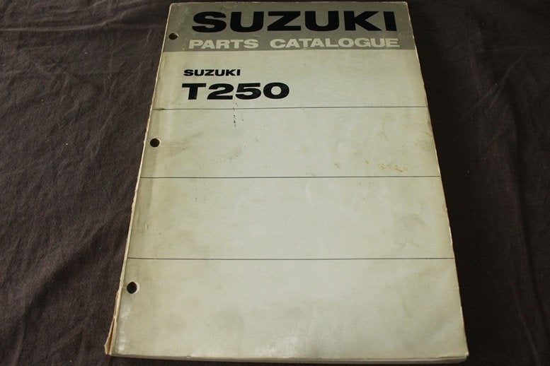 Suzuki T250 II R J  1972 motorcycle parts list T 250 twin, Ophalen of Verzenden, Suzuki
