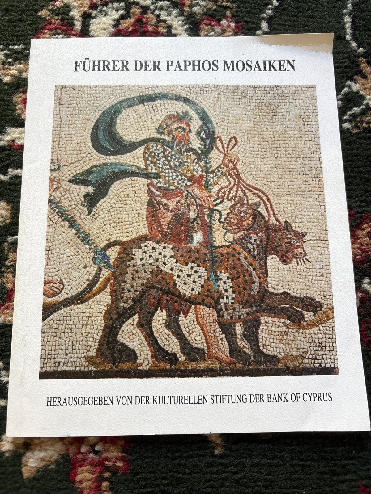 Führer der Paphos Mosaiken - Kunstboek Cyprus, Ophalen of Verzenden, Zo goed als nieuw, Overige onderwerpen