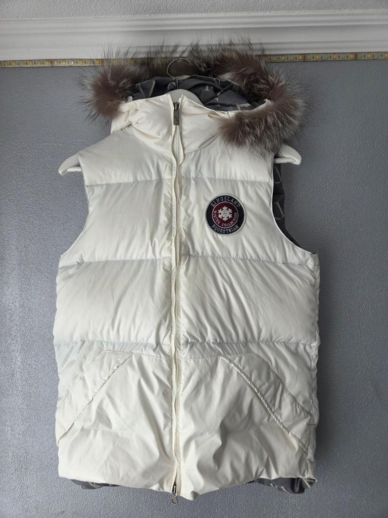 bodywarmer met een capuchon, Kleding | Dames, Ophalen of Verzenden, Zo goed als nieuw, Maat 36 (S), Wit