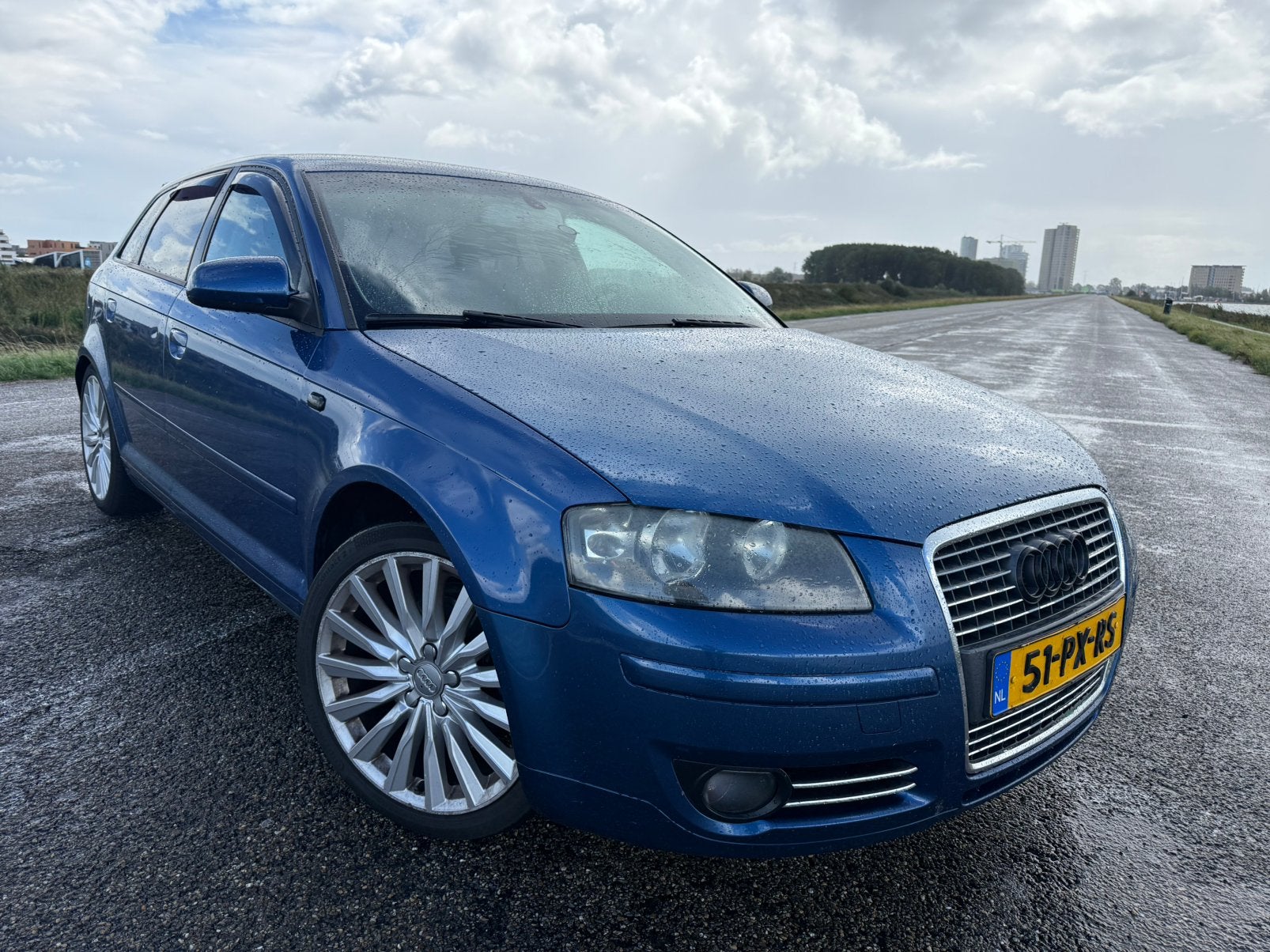 Audi A3 2.0 Sportback/APK JUNI 2027/17 INCH/S-LINE/NAP, Voorwielaandrijving, Stof, 4 cilinders, Blauw