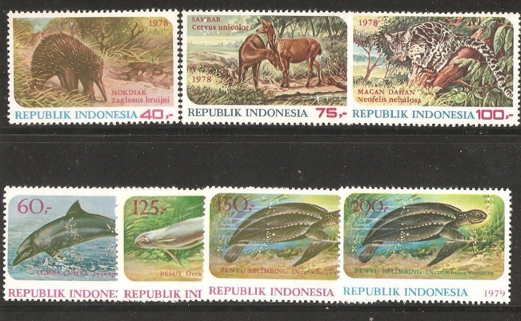 indonesie, Ophalen of Verzenden, Postfris, Dier of Natuur
