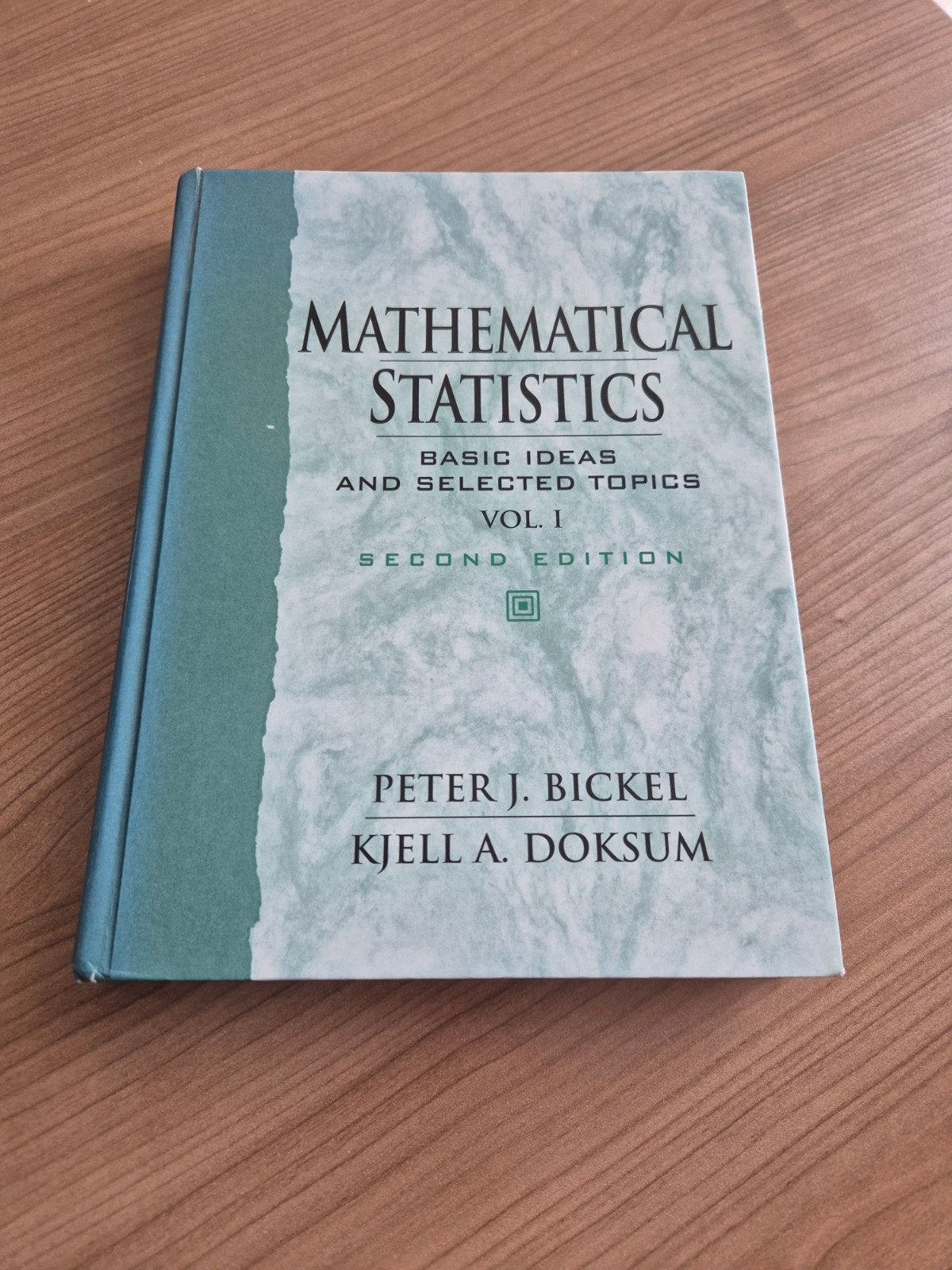 Mathematical Statistics Vol. 1 - Peter J. Bickel, Ophalen of Verzenden, Gelezen, Peter J. Bickel, Kjell A. Doksum, Natuurwetenschap