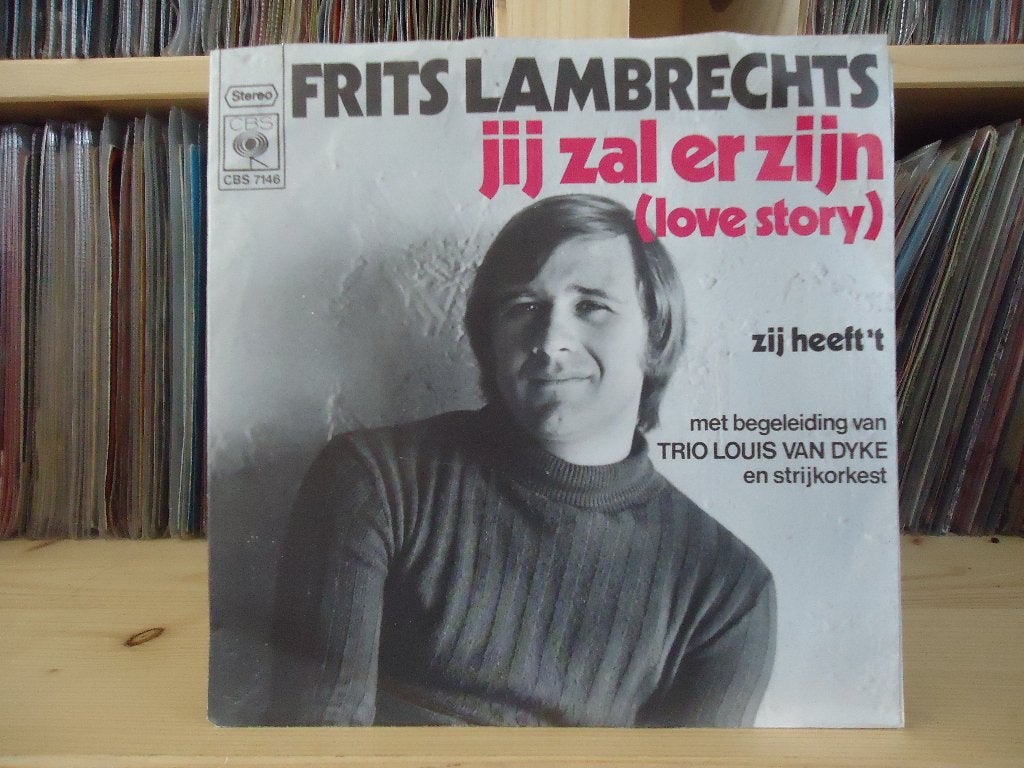 7" Single Frits Lambrechts - Jij Zal Er Zijn (Love Story), Ophalen of Verzenden, Gebruikt, Pop