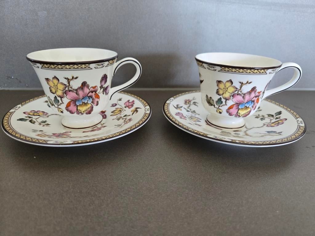 2 vintage kopjes Wedgewood Swallow, Ophalen of Verzenden